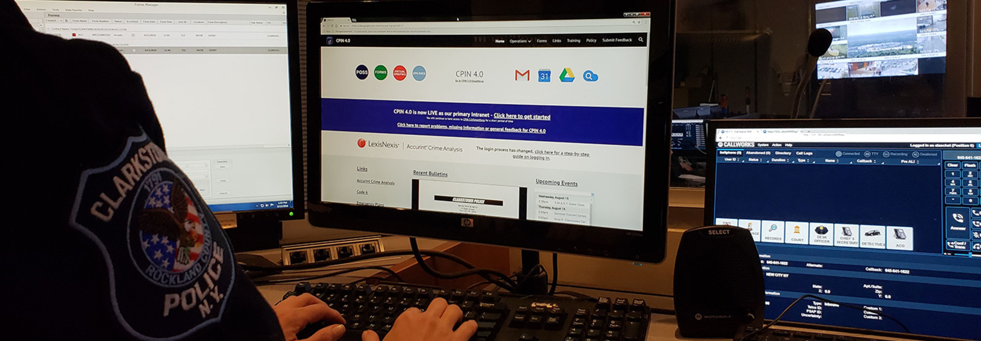 Police Computer Screen